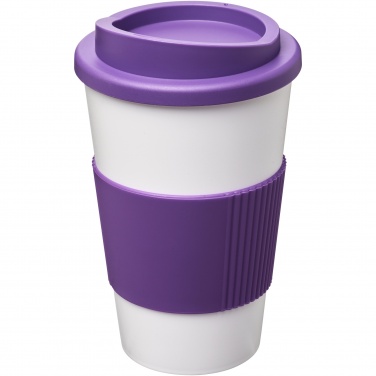 Logo trade business gifts image of: Americano® 350 ml insulated tumbler with grip